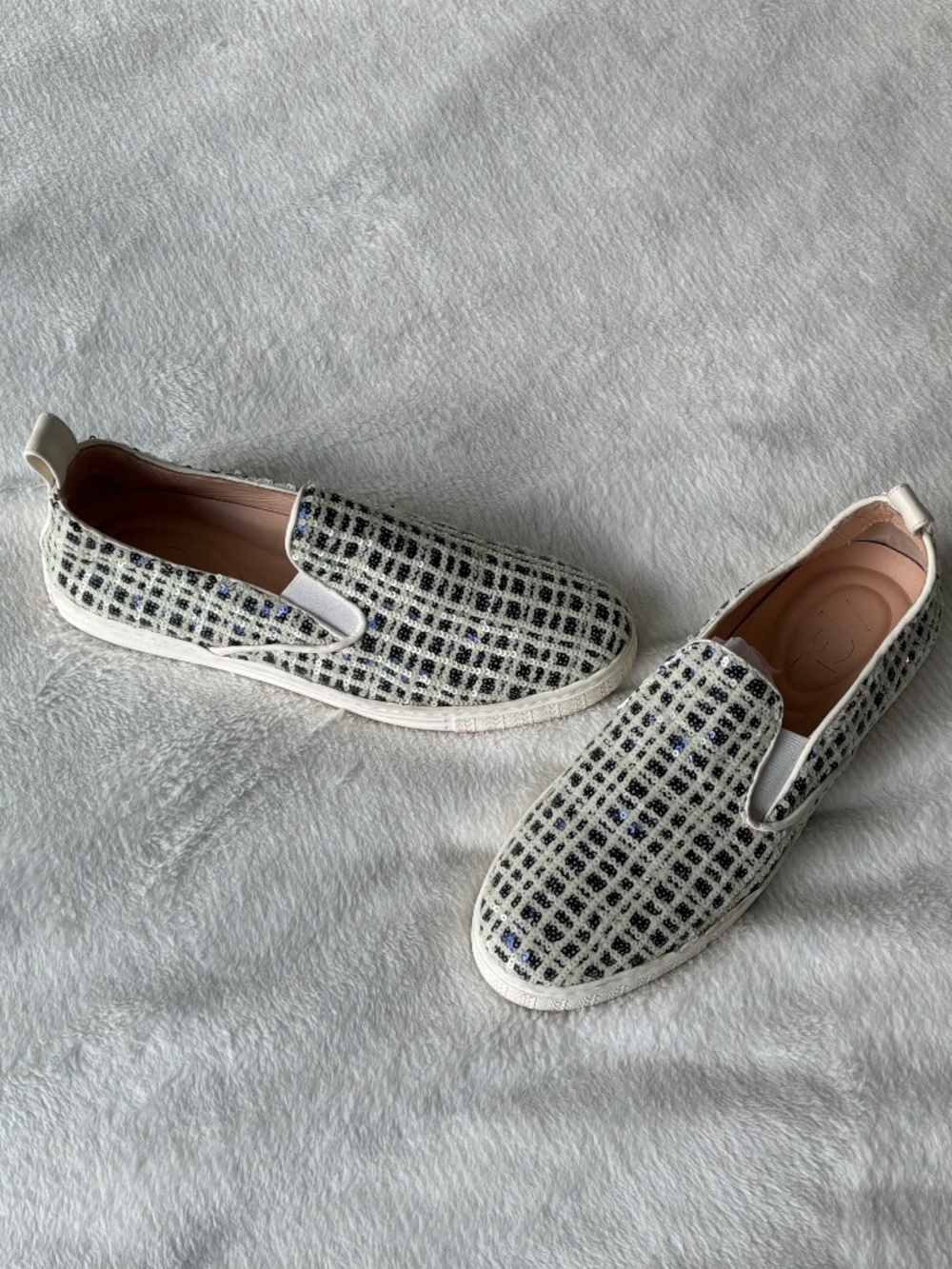 AGL Attilio Giusti Leombruni Size 40 US 10 Leather Slip-On Woven Skate Sneakers